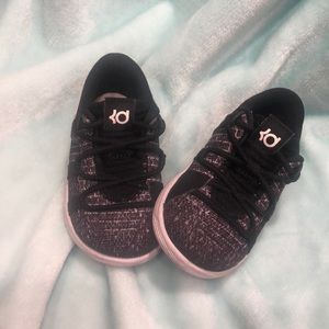 COPY - KD black and white sneakers for toddler boy